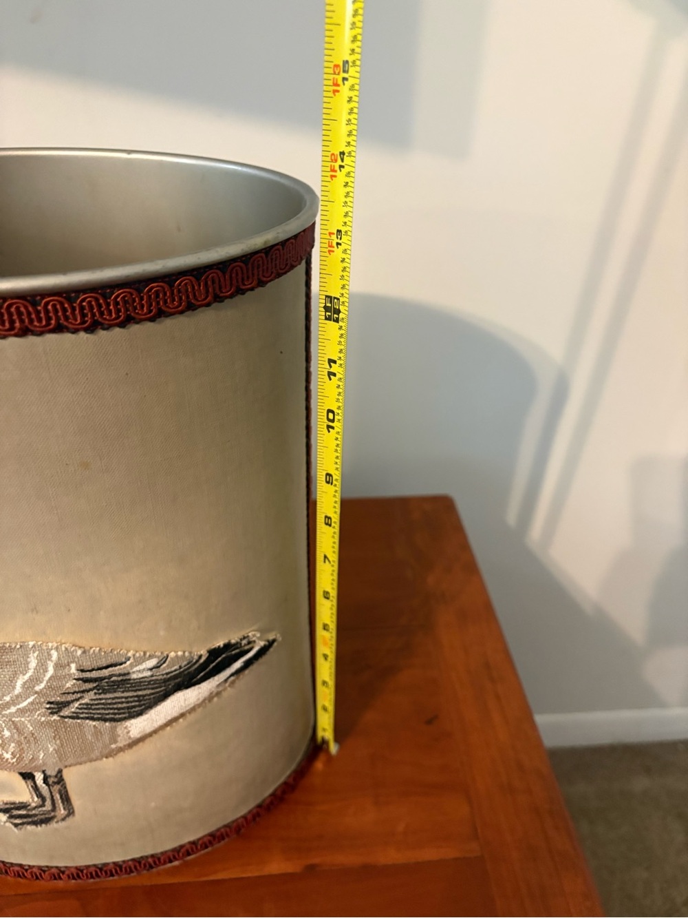 Vintage Canada Goose Wastebasket Cottagecore Country Decor - Picture 8 of 9